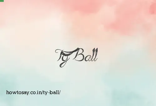 Ty Ball