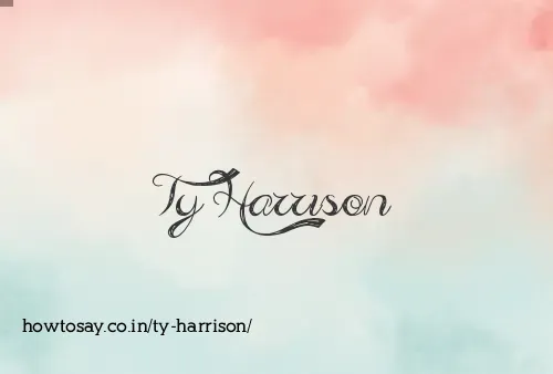 Ty Harrison