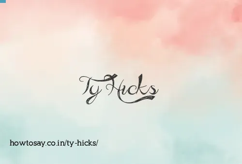 Ty Hicks