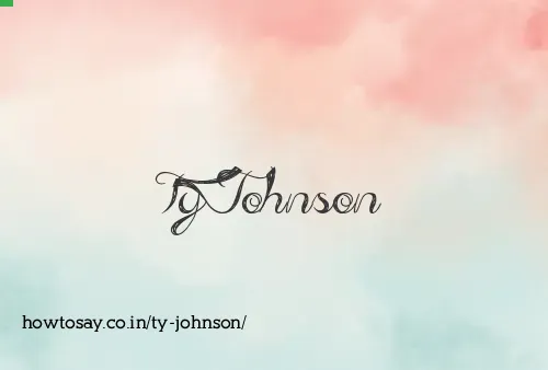 Ty Johnson