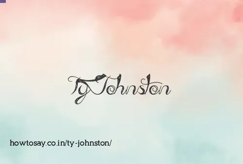Ty Johnston