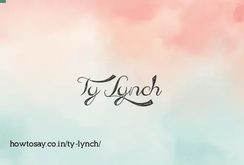 Ty Lynch