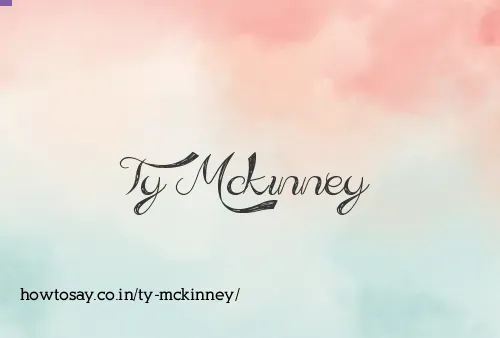 Ty Mckinney