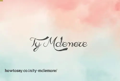 Ty Mclemore