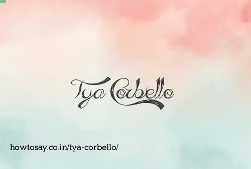 Tya Corbello