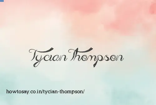 Tycian Thompson