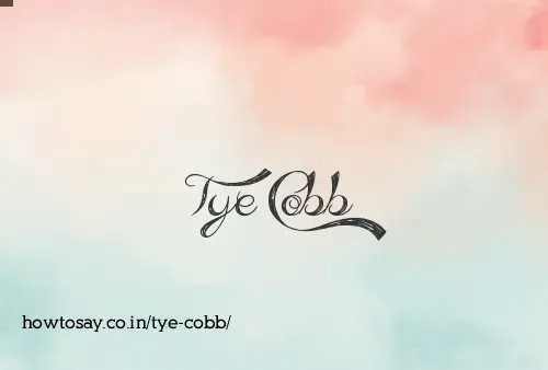 Tye Cobb
