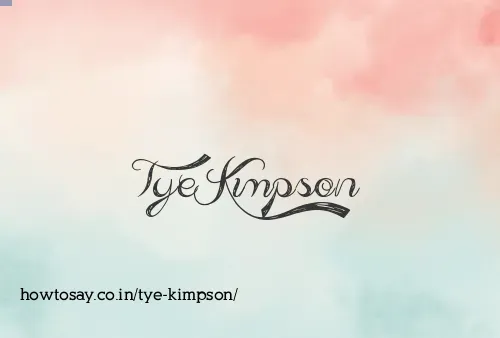 Tye Kimpson
