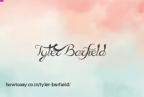 Tyler Barfield