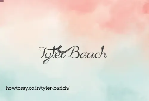Tyler Barich