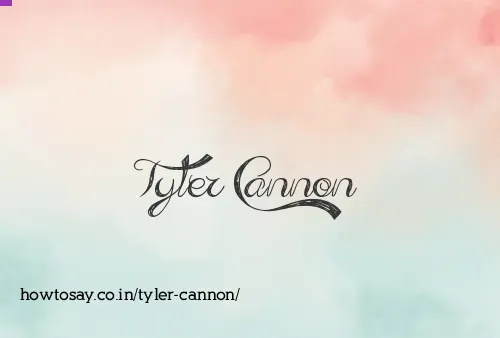 Tyler Cannon
