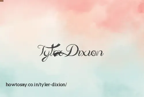 Tyler Dixion
