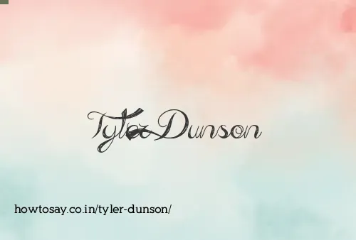 Tyler Dunson