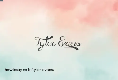 Tyler Evans