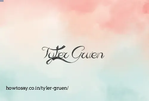 Tyler Gruen