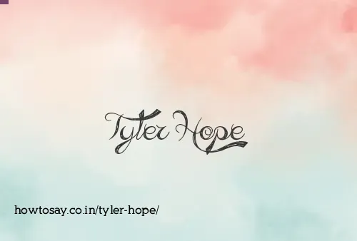 Tyler Hope