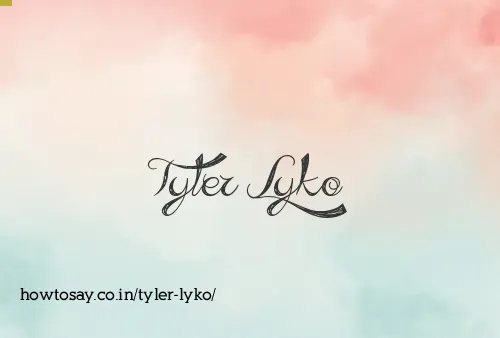 Tyler Lyko