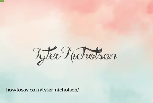 Tyler Nicholson