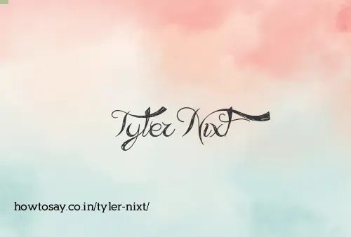 Tyler Nixt