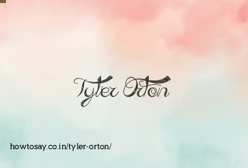 Tyler Orton