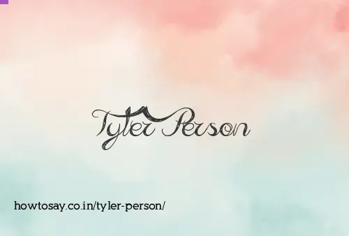 Tyler Person
