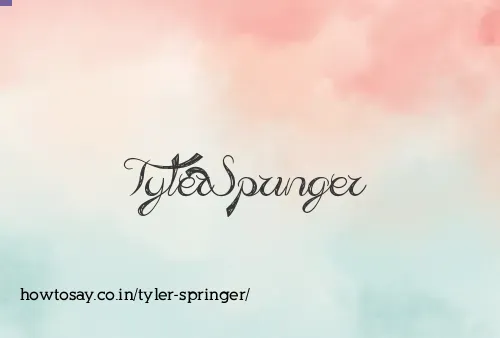 Tyler Springer