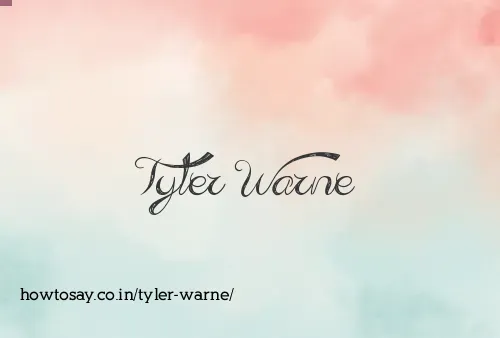 Tyler Warne