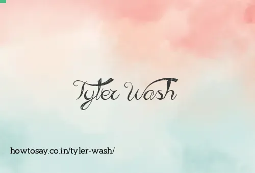 Tyler Wash