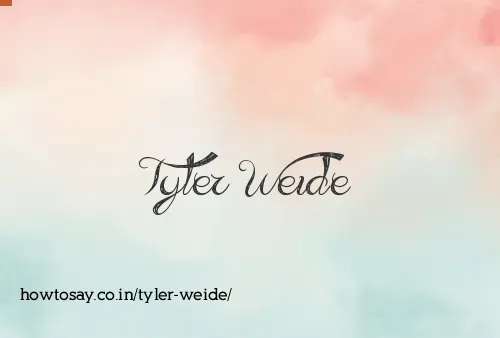 Tyler Weide