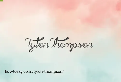 Tylon Thompson