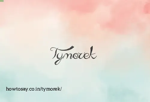 Tymorek