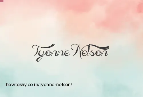 Tyonne Nelson
