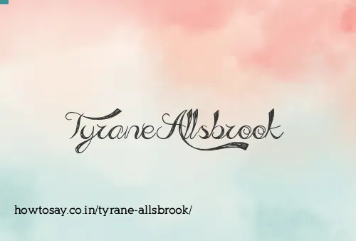 Tyrane Allsbrook