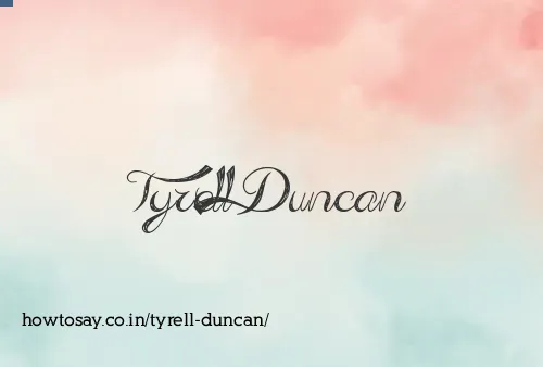 Tyrell Duncan