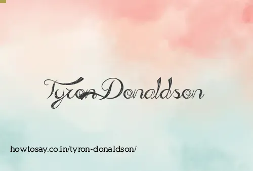 Tyron Donaldson