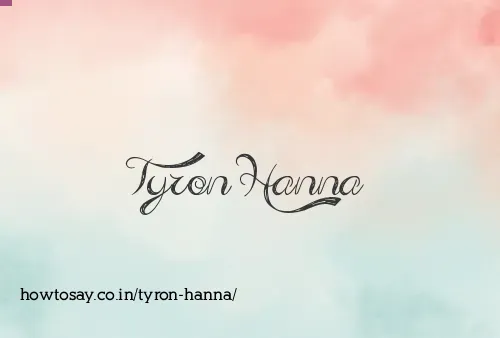 Tyron Hanna