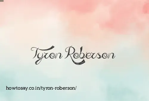 Tyron Roberson
