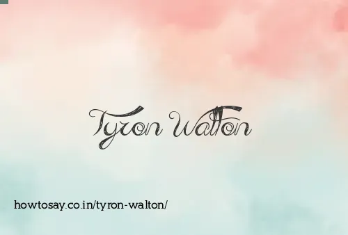 Tyron Walton