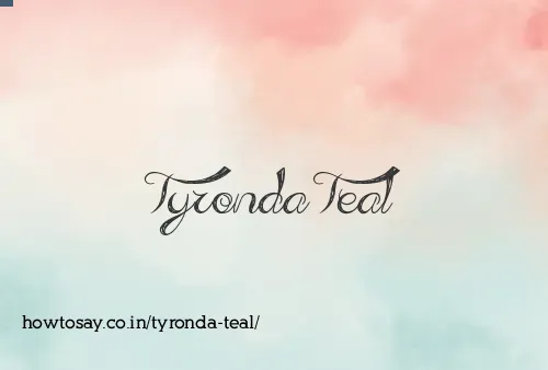 Tyronda Teal