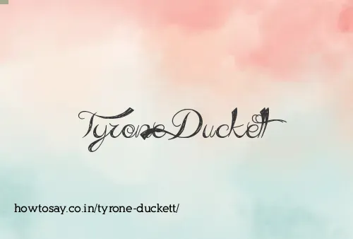 Tyrone Duckett