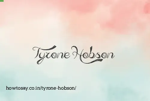 Tyrone Hobson