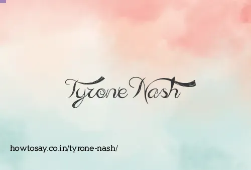 Tyrone Nash