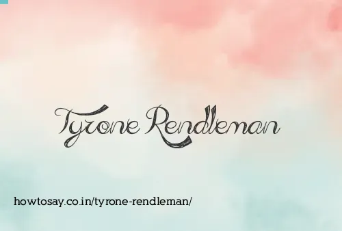 Tyrone Rendleman