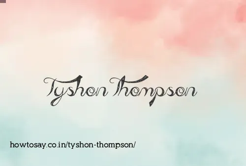 Tyshon Thompson