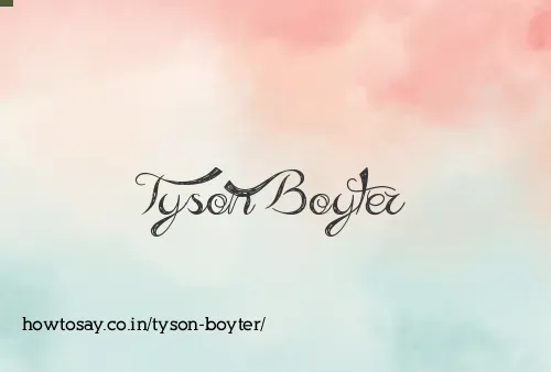 Tyson Boyter