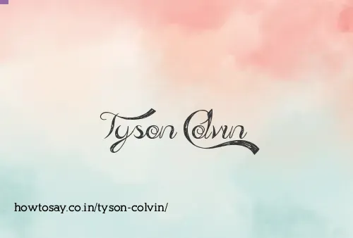 Tyson Colvin
