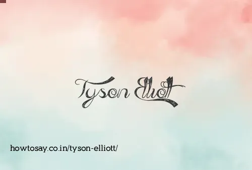 Tyson Elliott