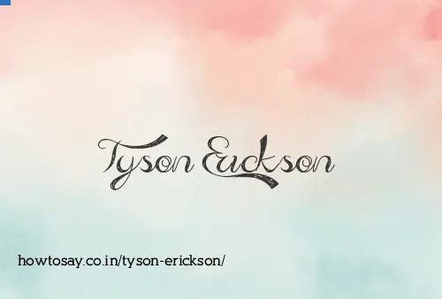 Tyson Erickson