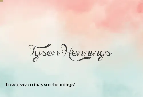 Tyson Hennings