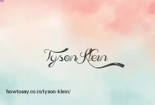 Tyson Klein